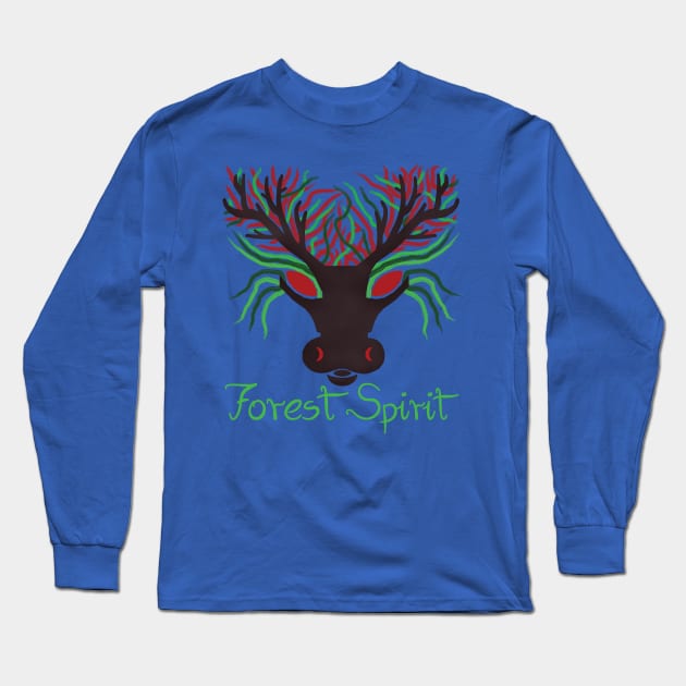 Forest Spirit Long Sleeve T-Shirt by SpassmitShirts